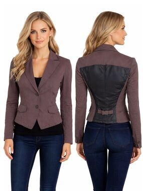 Marc Aurel Gray Tuxedo Jacket XS 34